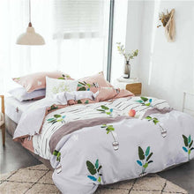 Load image into Gallery viewer, ParkShin Fashion Lemon Bedding Set Soft Duvet Cover Bed Linen Pillowcase Flat Sheet Single Double Queen King Size For Girl