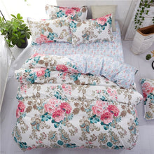 Load image into Gallery viewer, American style bedding set AB side bed set super king size bed linens pink duvet cover set heart home bedding women bedclothes
