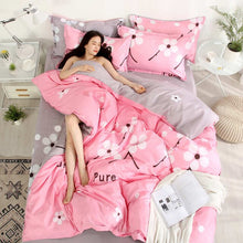 Load image into Gallery viewer, ParkShin Bedding Set Duvet Cover Flat Sheet Pillowcase Bed Linen Set Double size Bedclothes Decorative Home Textiles Bed Cover
