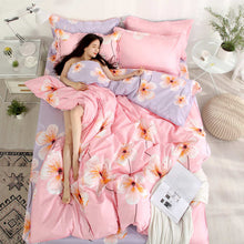 Load image into Gallery viewer, ParkShin Bedding Set Duvet Cover Flat Sheet Pillowcase Bed Linen Set Double size Bedclothes Decorative Home Textiles Bed Cover
