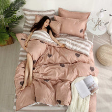Load image into Gallery viewer, ParkShin Bedding Set Duvet Cover Flat Sheet Pillowcase Bed Linen Set Double size Bedclothes Decorative Home Textiles Bed Cover
