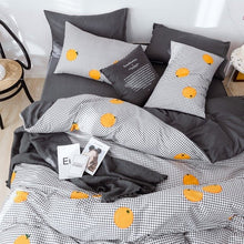 Load image into Gallery viewer, Northern European-Style Cotton Bedding Cotton Net Red Linen Quilt People-Style Dormitory Three-Piece Bed
